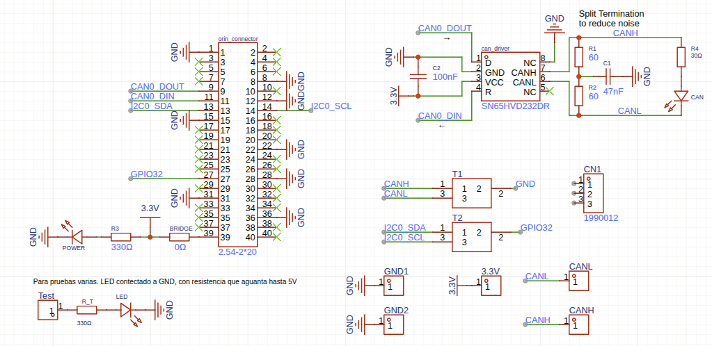 Orin Adapter Board Schematic